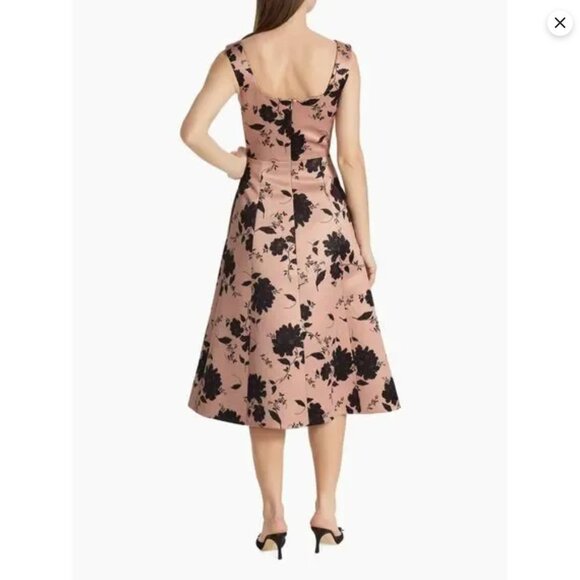 Emilia Wickstead Petrova Floral V-Neck Midi-Dress - Picture 3 of 7
